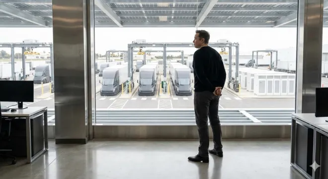 elon musk, logistik masa depan, Tesla Semi, Hyperloop, manajemen transportasi, teknologi transportasi, inovasi logistik, rantai pasok global, efisiensi energi, sistem distribusi, KargoKu