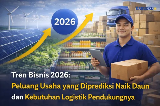 Tren bisnis 2026 di Indonesia: Analisis peluang usaha seperti logistik hijau, e-commerce cross-border, dan kebutuhan logistik pendukung agar UMKM lebih kompetitif dan berkembang.